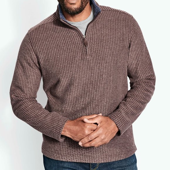 Johnston & Murphy Other - NWT MEN'S JOHNSTON & MURPHY WAFFLE QUARTER ZIP SWEATER - SIZE XXL